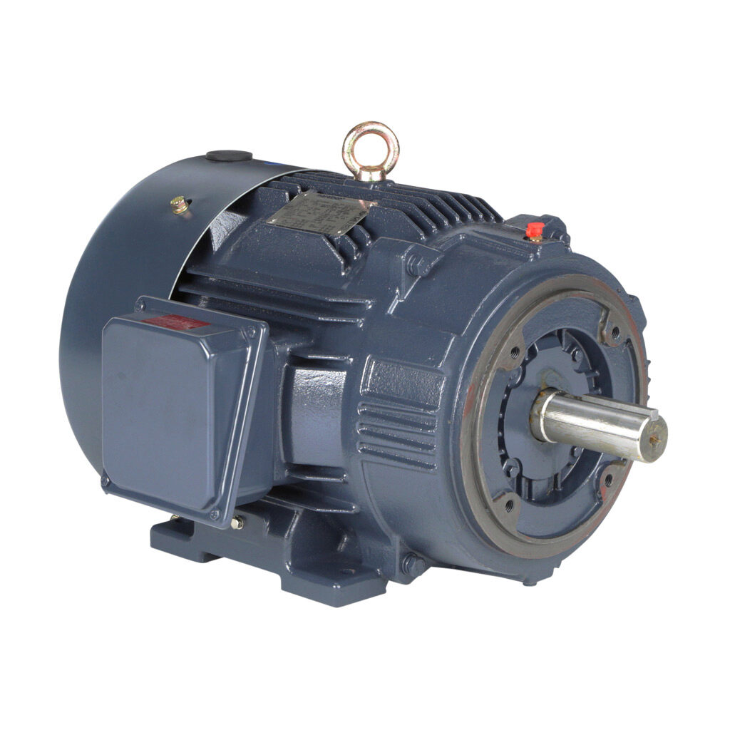 GT1222A - Marathon Globetrotter series premium efficiency AC induction motor, general purpose, inverter rated and severe duty, 15hp, 3-phase, 230/460 VAC, 1800rpm, TEFC, NEMA 254TC frame, cast iron, C-face/rigid base mount.