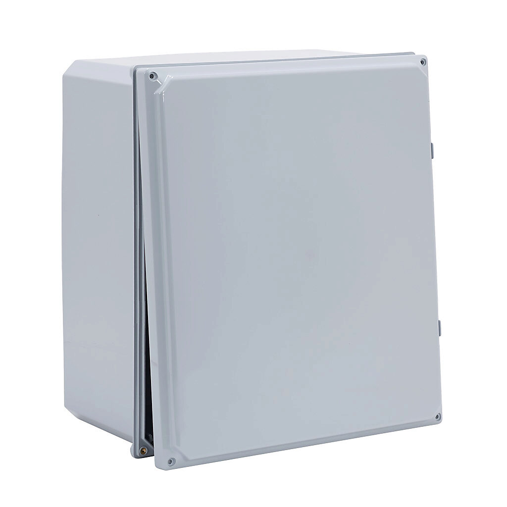 H161407SF-P10 - Integra Premium series enclosure, NEMA 1/2/3/3R/3S/4/4X/5/6/6P/12/13, 16 x 14 x 7in (HxWxD), wall mount, polycarbonate, gray, gloss finish, screw cover.