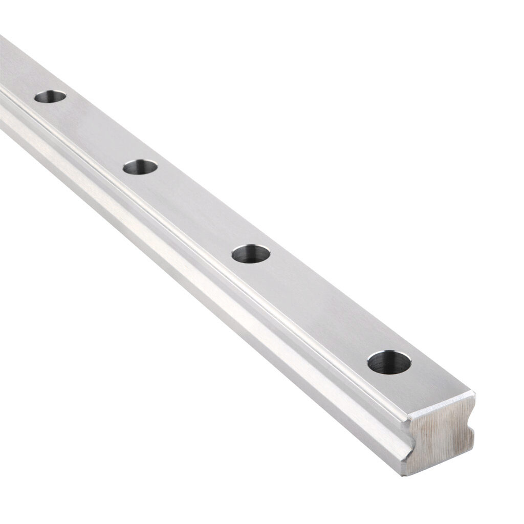 H20-1000L - WON H20 series standard rail, carbon steel, 16.5 x 20 x 1000mm. For use with H20 series bearings.