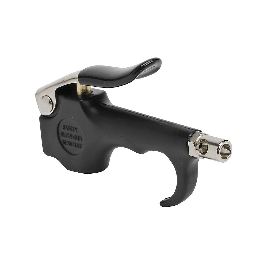 HBG-01 - NITRA pneumatic blow gun, heavy duty palm type, safety tip, 1/4in female NPT.