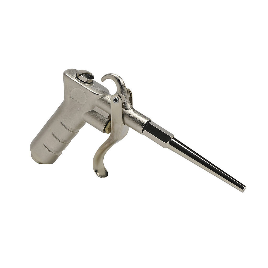 HBG-04 - NITRA pneumatic blow gun, pistol grip, 6in nozzle, cast aluminum, 1/4in female NPT.