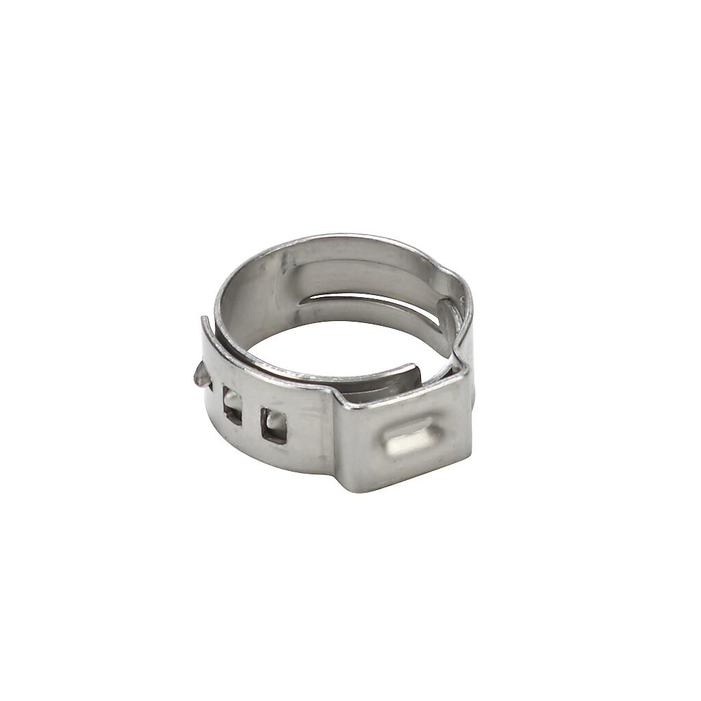 HCSS-516 - NITRA hose clamp, interlocking ear, 0.472-0.571in diameter, 304 stainless steel. Package of 10. For use with HBV series 5/16in hose.