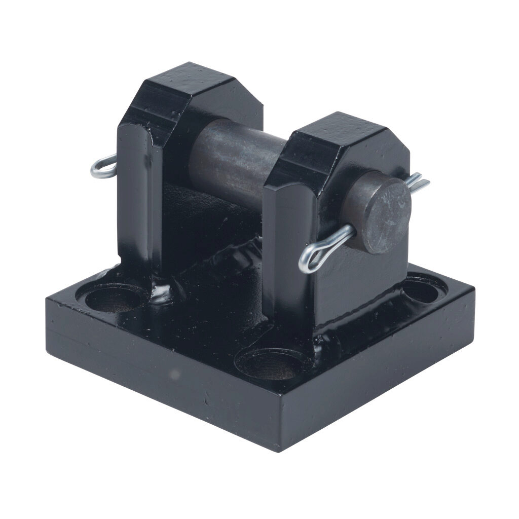 HM24200-6 - Peninsular cylinder rear clevis bracket, steel. For use with 2in bore hydraulic NFPA cylinders. Mounting hardware included.
