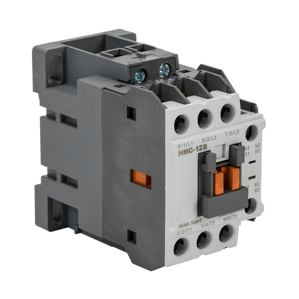 HMC-12B30-11-CS - IronHorse IEC contactor, 12A, (3) N.O. power poles, (1) N.O./(1) N.C. auxiliary contacts, 230 VAC (50/60Hz) coil voltage.