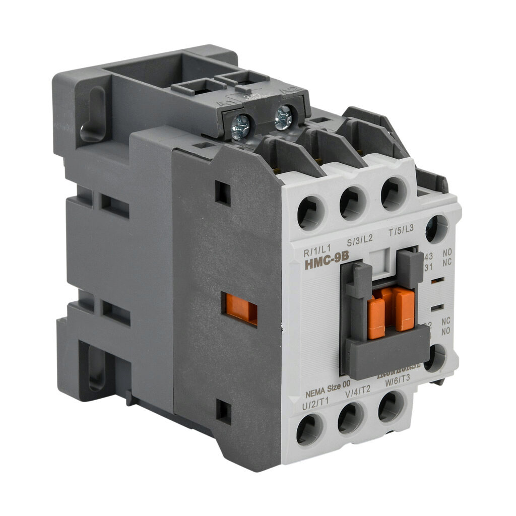HMC-9B30-11-BS - IronHorse IEC contactor, 9A, (3) N.O. power poles, (1) N.O./(1) N.C. auxiliary contacts, 24 VAC (50/60Hz) coil voltage.