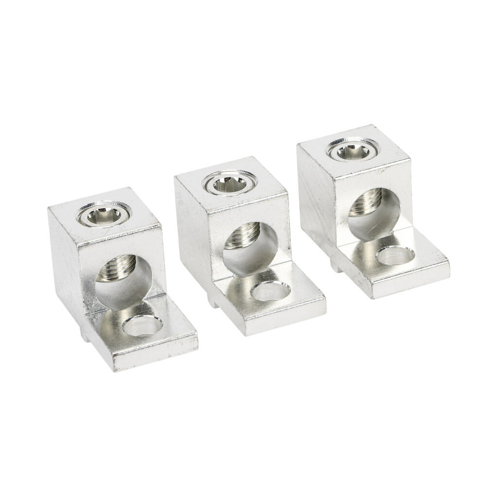 HMX1-LUG-CR - IronHorse box type wiring lug, line or load mount, 1 openings, #1 AWG-300 MCM wire(s). Package of 3. For use with HMC-185 and HMC-225 contactors.