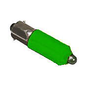 HT8LEDGF3 - Eaton bulb, LED, replacement, 24 VAC/VDC, BA9s bayonet, green. For use with HT800 series pushbuttons, switches and indicators.