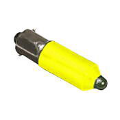 HT8LEDYF3 - Eaton bulb, LED, replacement, 24 VAC/VDC, BA9s bayonet, yellow. For use with HT800 series pushbuttons, switches and indicators.