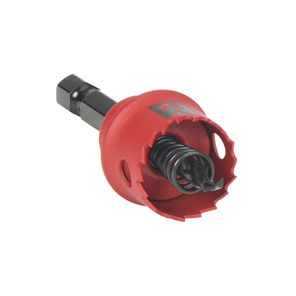 AutomationDirect IHS12 - MK Morse hole saw, 3/4in (19mm), bi-metal cobalt, hardened steel backer, straight pitch, 1/8in (3.2mm) maximum cutting depth.