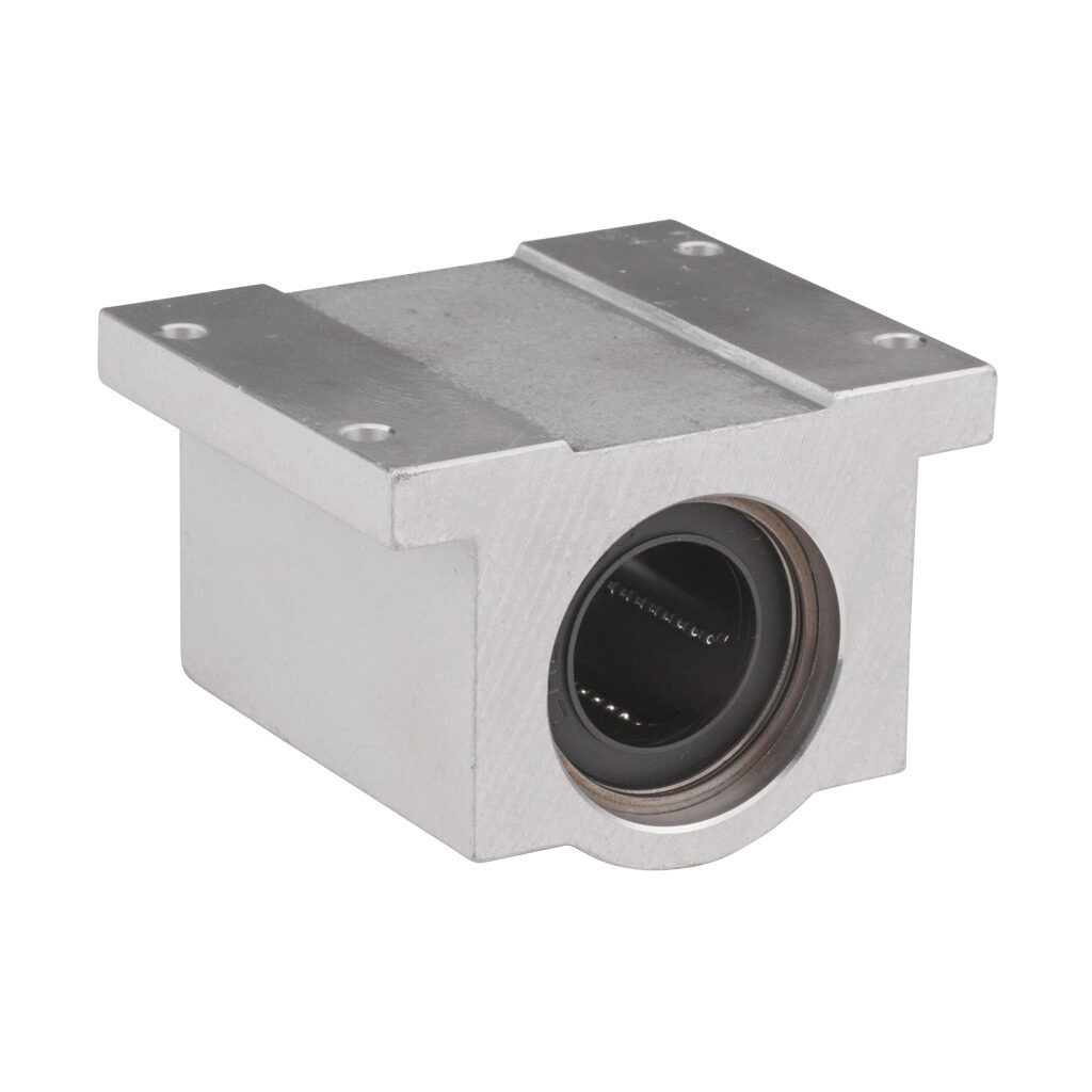 IPP16G - PBC IP series single pillow block, full ball recirculating bearing, 2.81in overall length, steel, 1in inside diameter, aluminum housing. For use with 1in diameter PBC shafts.