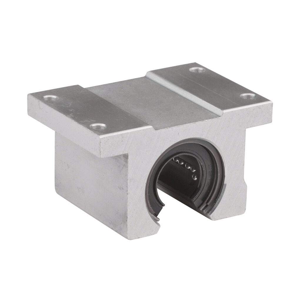 IPPN12G - PBC IPP series single pillow block, full ball recirculating bearing, 1.88in overall length, steel, 3/4in inside diameter, aluminum housing. For use with 3/4in diameter PBC shafts.