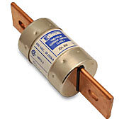 JDL400 - Edison fuse, JDL series, Class J, current-limiting, time-delay, 400A, 600 VAC, knife blade, feeder/branch protection applications.