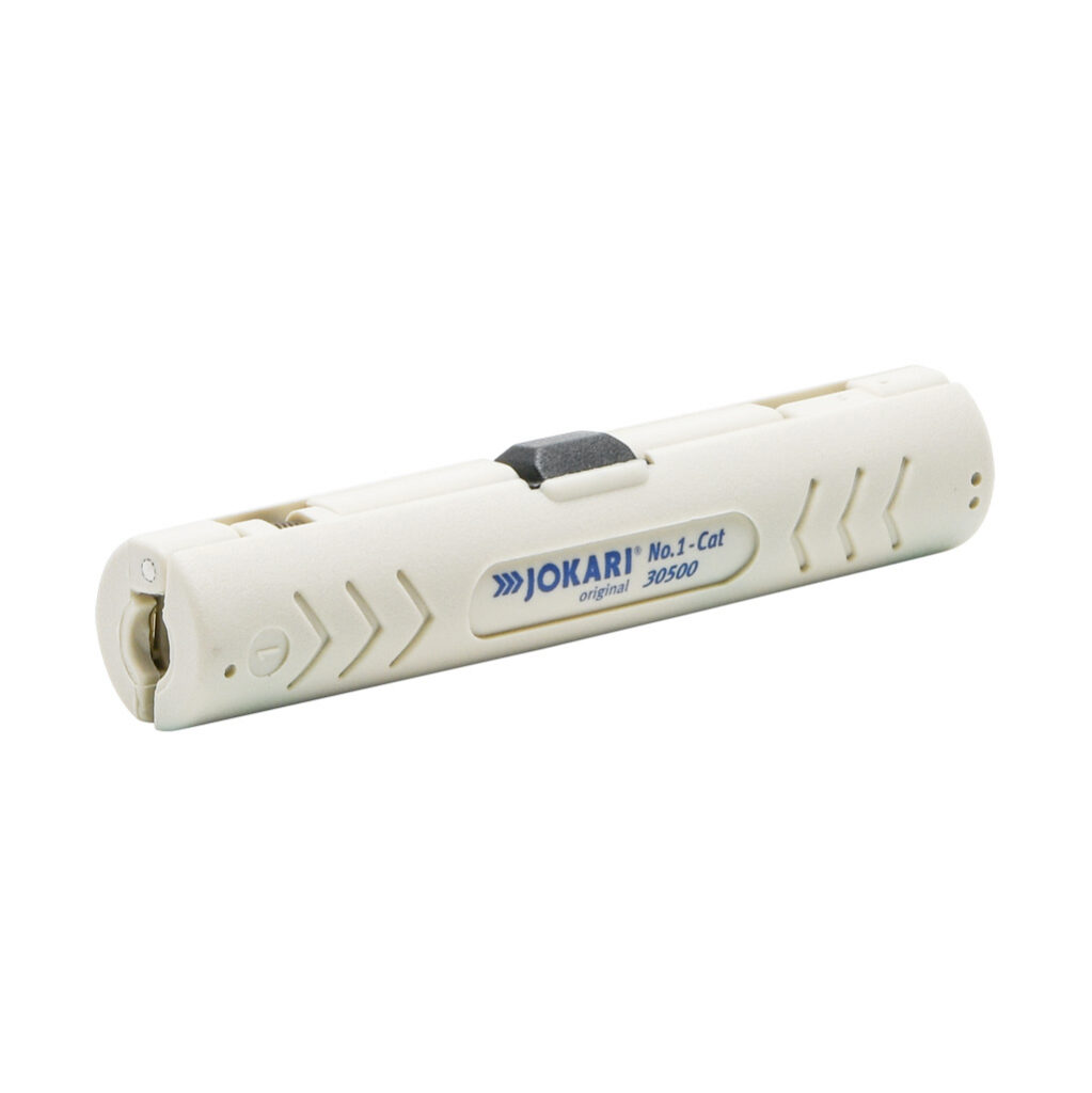 JT30500 - JOKARI precision stripping tool, compatible with data & communications cable, 0.19-0.38in cable stripping capacity.