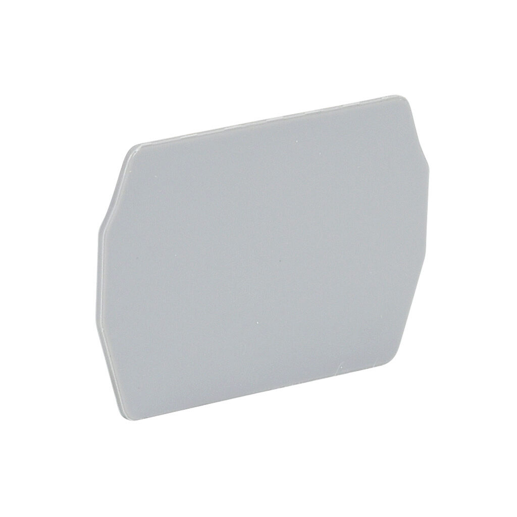 KN-ECFRK6GRY - Konnect-It terminal block end cover, gray. Package of 50. For use with KN-FRK6 series blocks.