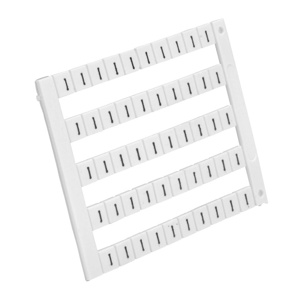 KN-L5-I-250 - Konnect-It marking tag, 5 x 5mm, single character (I). Package of 250. For use with Konnect-It terminal block.