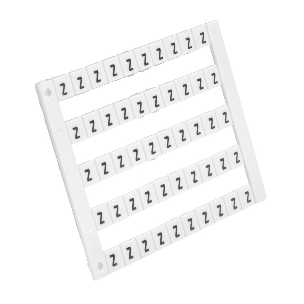 KN-L5-Z-250 - Konnect-It marking tag, 5 x 5mm, single character (Z). Package of 250. For use with Konnect-It terminal block.