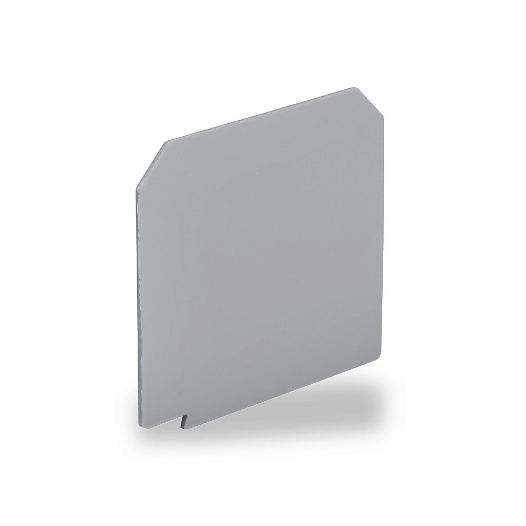 KN-ST1GRY - Konnect-It terminal block separator, gray. Package of 25. For use with KN-T12 to KN-T6 series terminal blocks except KN-T12SP4 and KN-T12SP4-25.