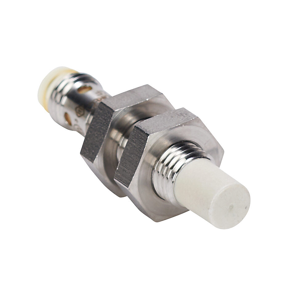 KSE-AP-4F - AutomationDirect inductive proximity sensor, tubular, 8mm diameter x 40mm body, 316 stainless steel housing, PNP, N.O. output, 6mm sensing distance, non-flush, 2 kHz switching frequency, IP65 IP66 IP67 IP68 IP69K, 3-pin M8 quick-discon...