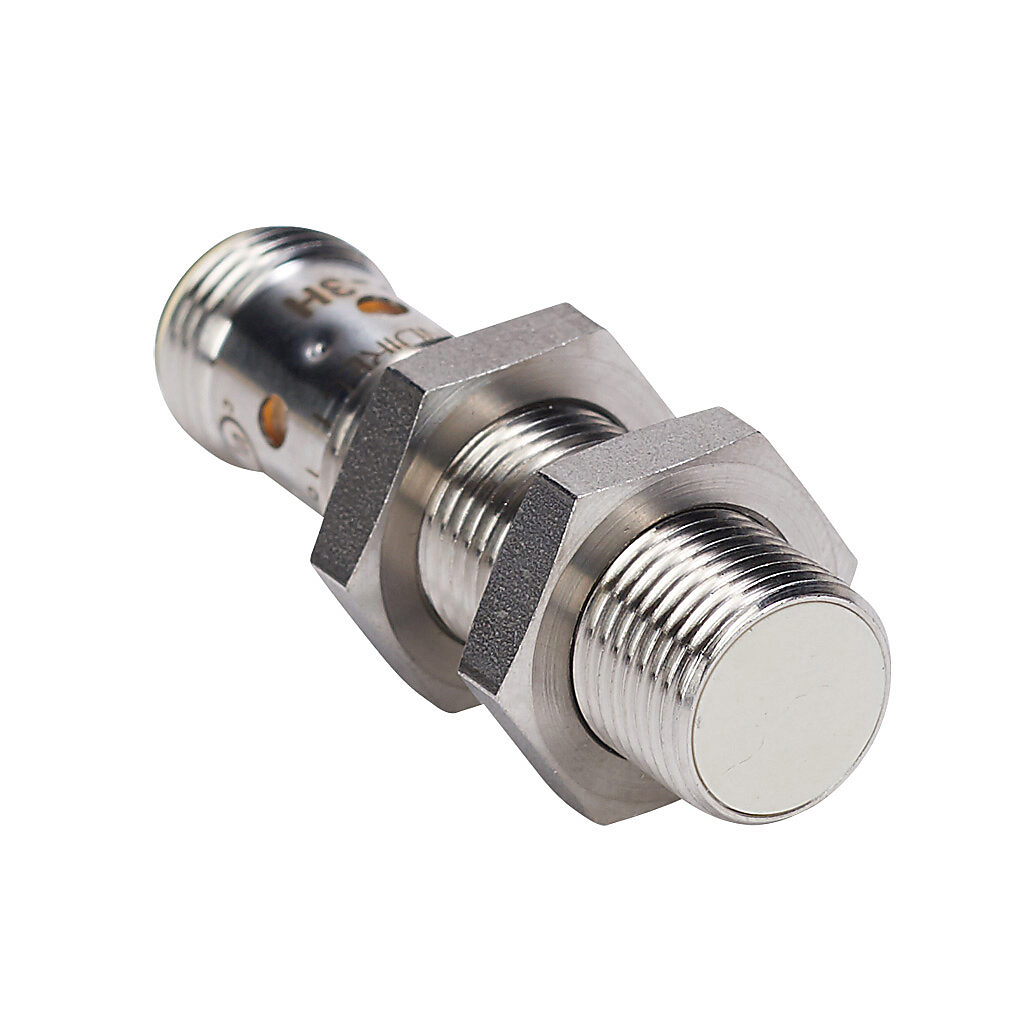 KSM6-AP-3H - AutomationDirect inductive proximity sensor, tubular, 12mm diameter x 45mm body, 316 stainless steel housing, PNP, N.O. output, 4mm sensing distance, flush, 2 kHz switching frequency, IP65 IP66 IP67 IP68 IP69K, 4-pin M12 quick-disconn...