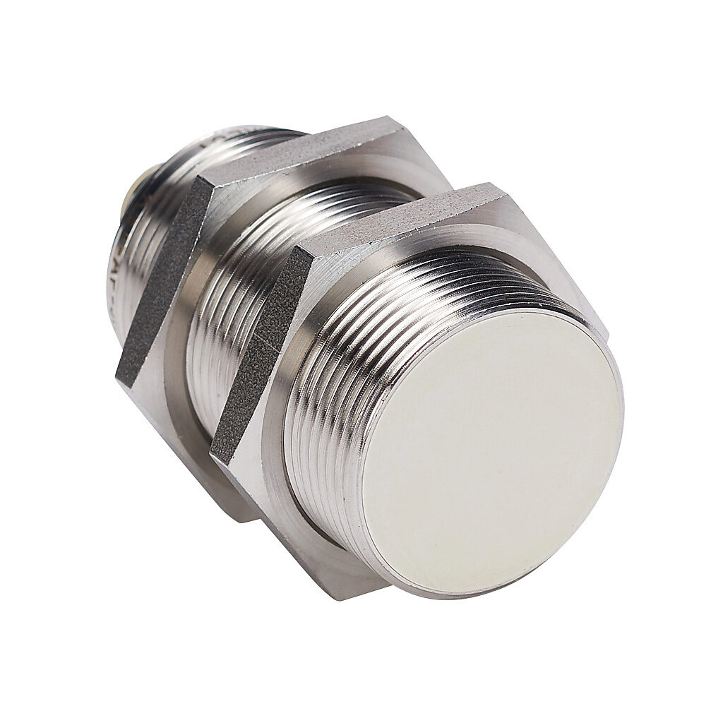 KST-AP-3H - AutomationDirect inductive proximity sensor, tubular, 30mm diameter x 60mm body, 316 stainless steel housing, PNP, N.O. output, 15mm sensing distance, flush, 2 kHz switching frequency, IP65 IP66 IP67 IP68 IP69K, 4-pin M12 quick-disconn...
