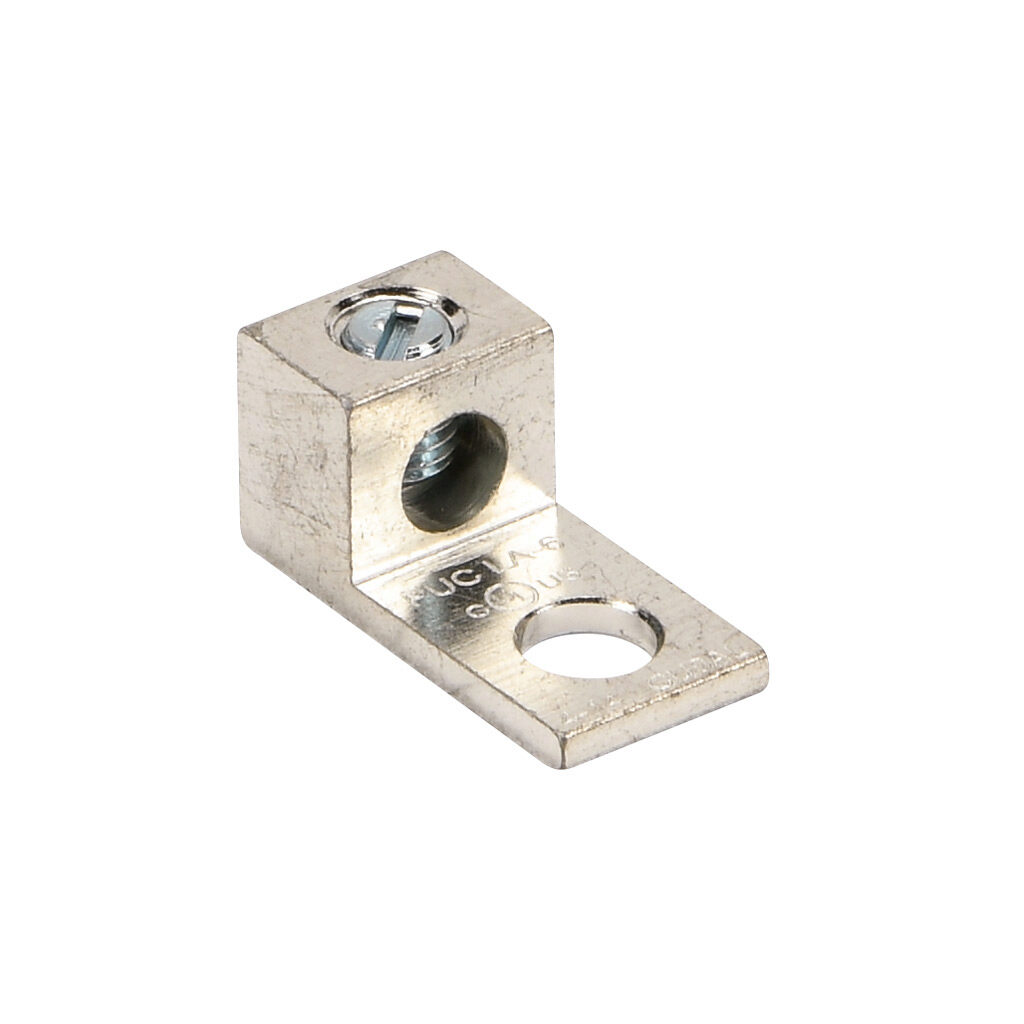 LA-6-1 - Penn-Union mechanical lug, box type, tin-plated aluminum, 600V, 1 openings, (1) 14-4 AWG stranded copper or (1) 8-4 AWG stranded aluminum, AL9CU.