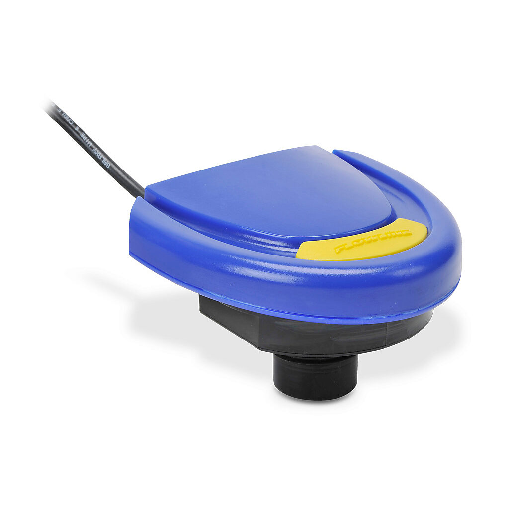 LU27-00 - Flowline EchoSonic II ultrasonic liquid level sensor, 9.8ft/3m sensing range, 4-20 mA, 14-28 VDC, 1in male NPT process connection.