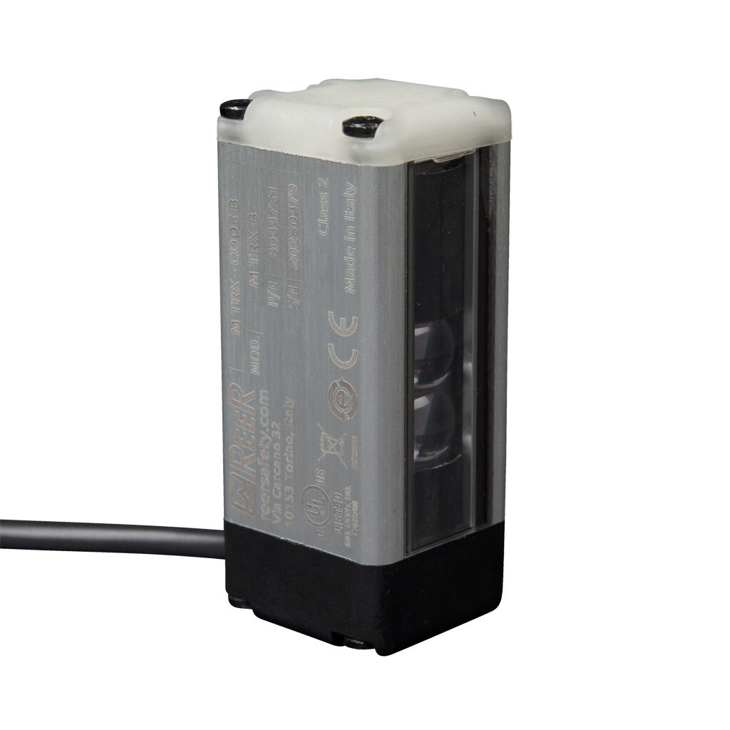 M-TRX-B - ReeR muting sensor, sender, B coding. For use with ReeR Safegate light curtains.