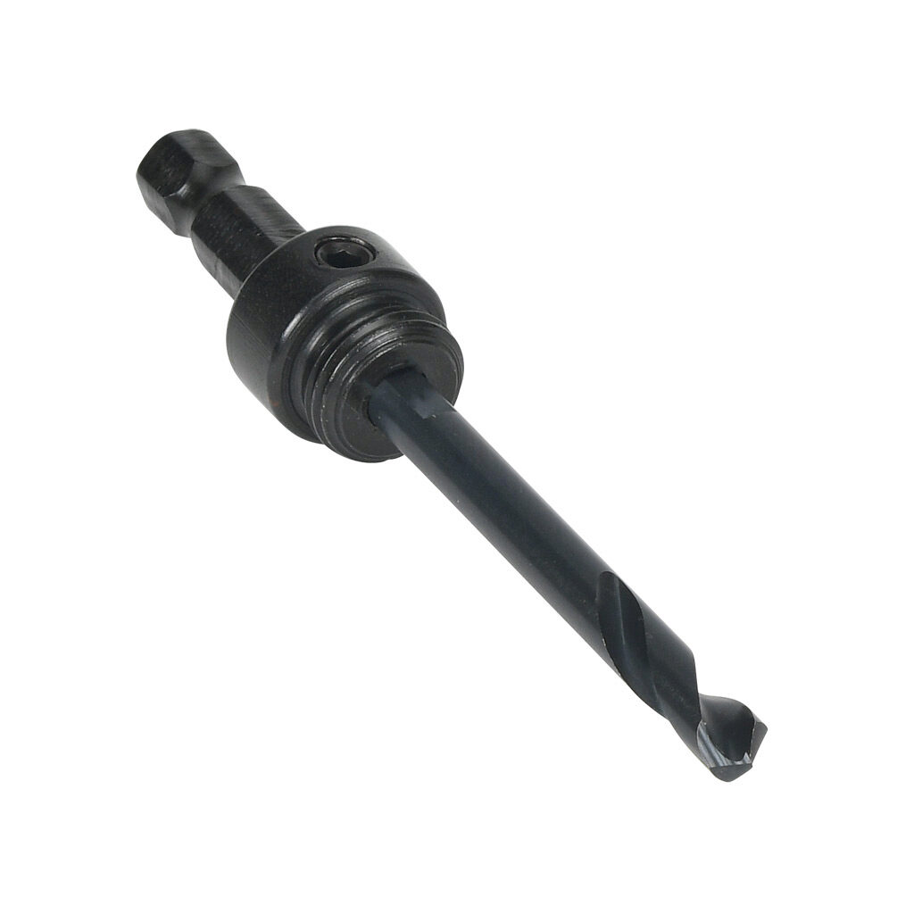 AutomationDirect MA35 - MK Morse arbor assembly, 5/8-18 UNF, 3/8in hex shank. For use with 1-1/4in and above hole saws. Standard arbor and 1/4in high-speed steel (HSS) pilot bit included.