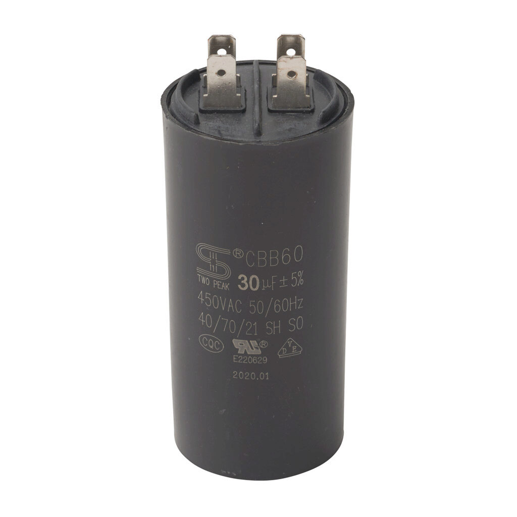 MTAF2-CAP-21 - IronHorse run capacitor, replacement. For use with 3hp 1800rpm IronHorse MTF2 series 1-phase AC motors. Not compatible with MTF series motors.