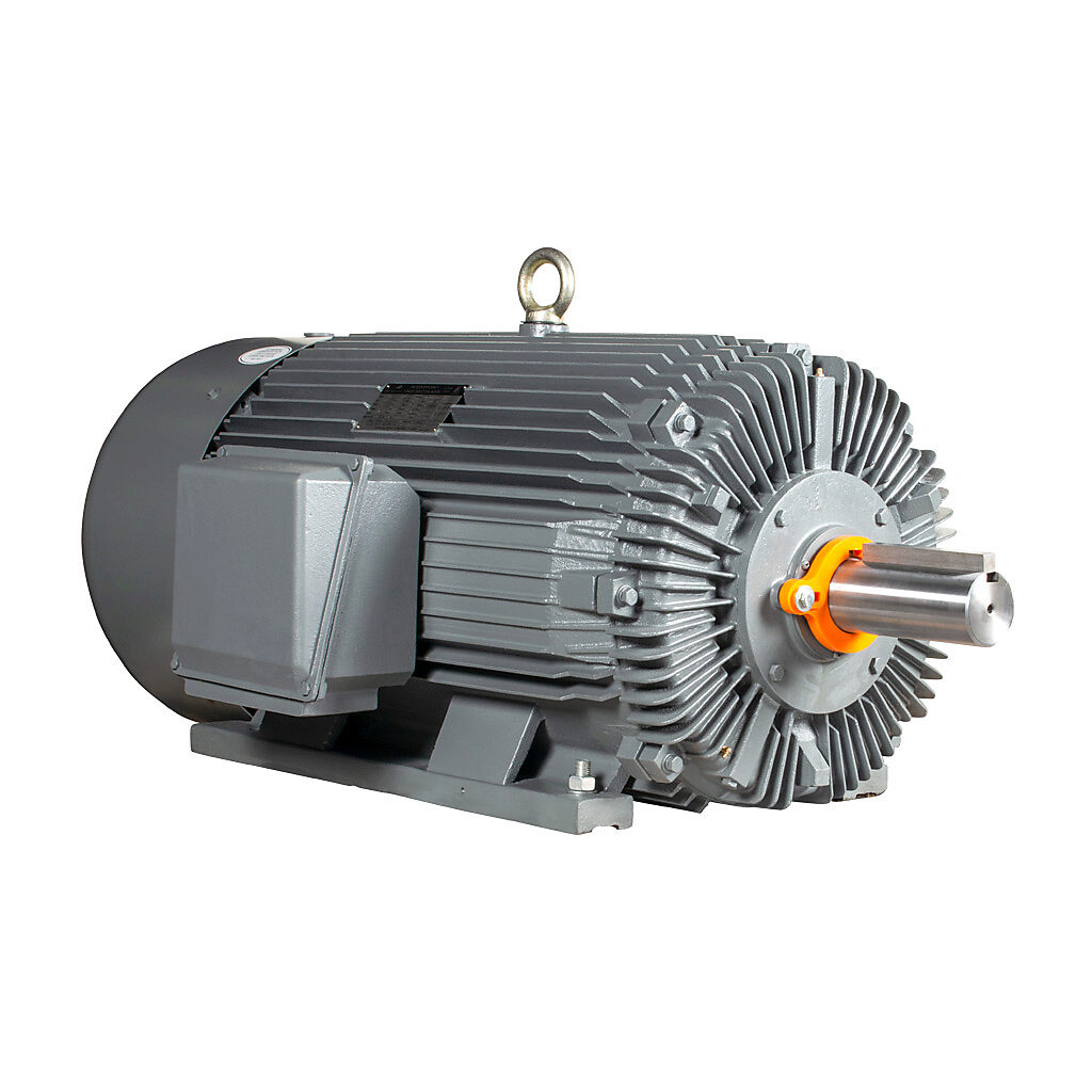 MTCP2-250-3D18 - IronHorse MTCP2 premium efficiency AC induction motor, general purpose, inverter rated and severe duty, 250hp, 3-phase, 460 VAC, 1800rpm, TEFC, NEMA 449T frame, cast iron, rigid base mount.