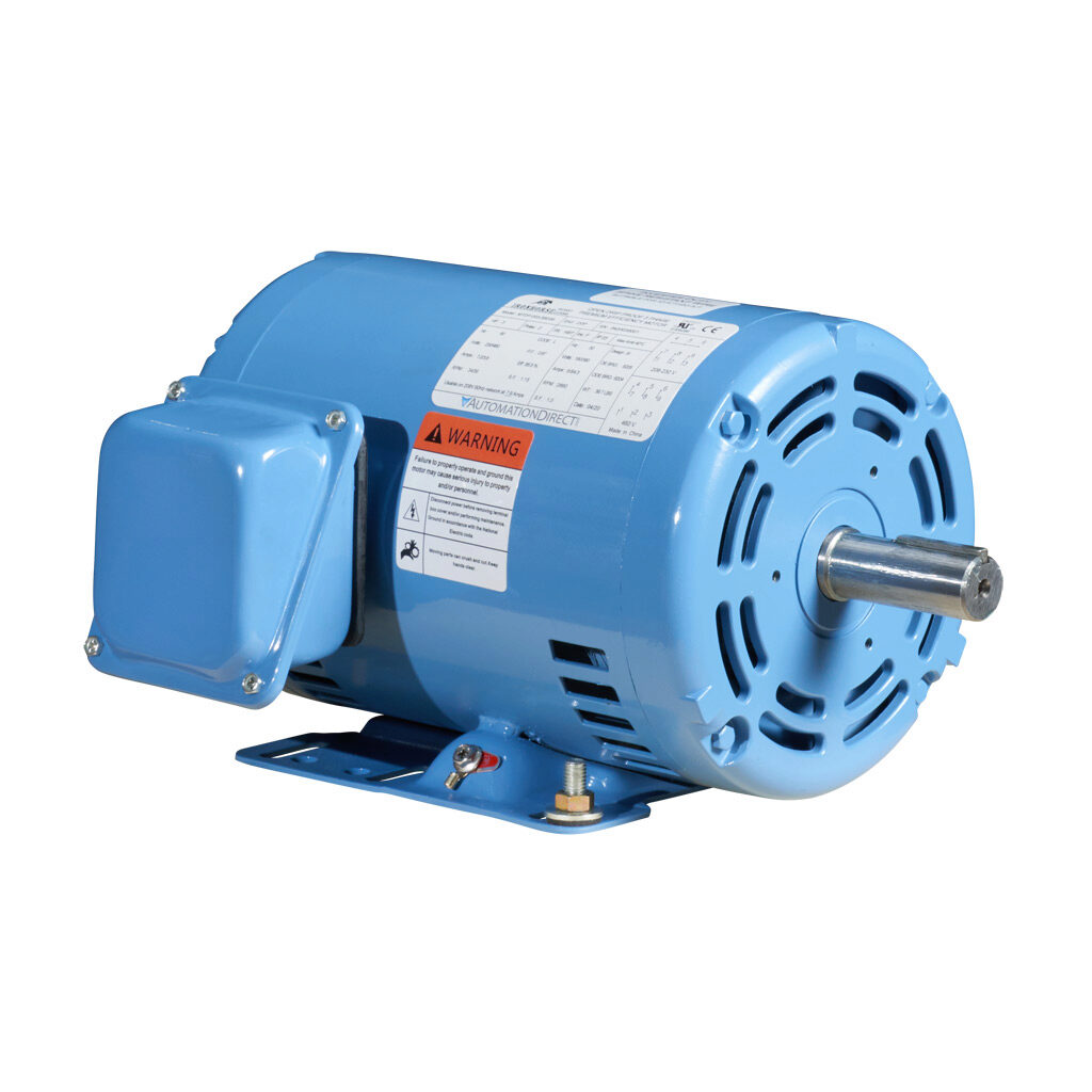MTDP-003-3BD36 - IronHorse MTDP premium efficiency AC induction motor, general purpose and inverter rated, 3hp, 3-phase, 208-230/460 VAC, 3600rpm, ODP, NEMA 145T frame, rolled steel, rigid base mount.