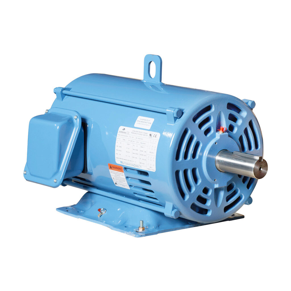 MTDP-020-3BD18 - IronHorse MTDP premium efficiency AC induction motor, general purpose and inverter rated, 20hp, 3-phase, 208-230/460 VAC, 1800rpm, ODP, NEMA 256T frame, rolled steel, rigid base mount.