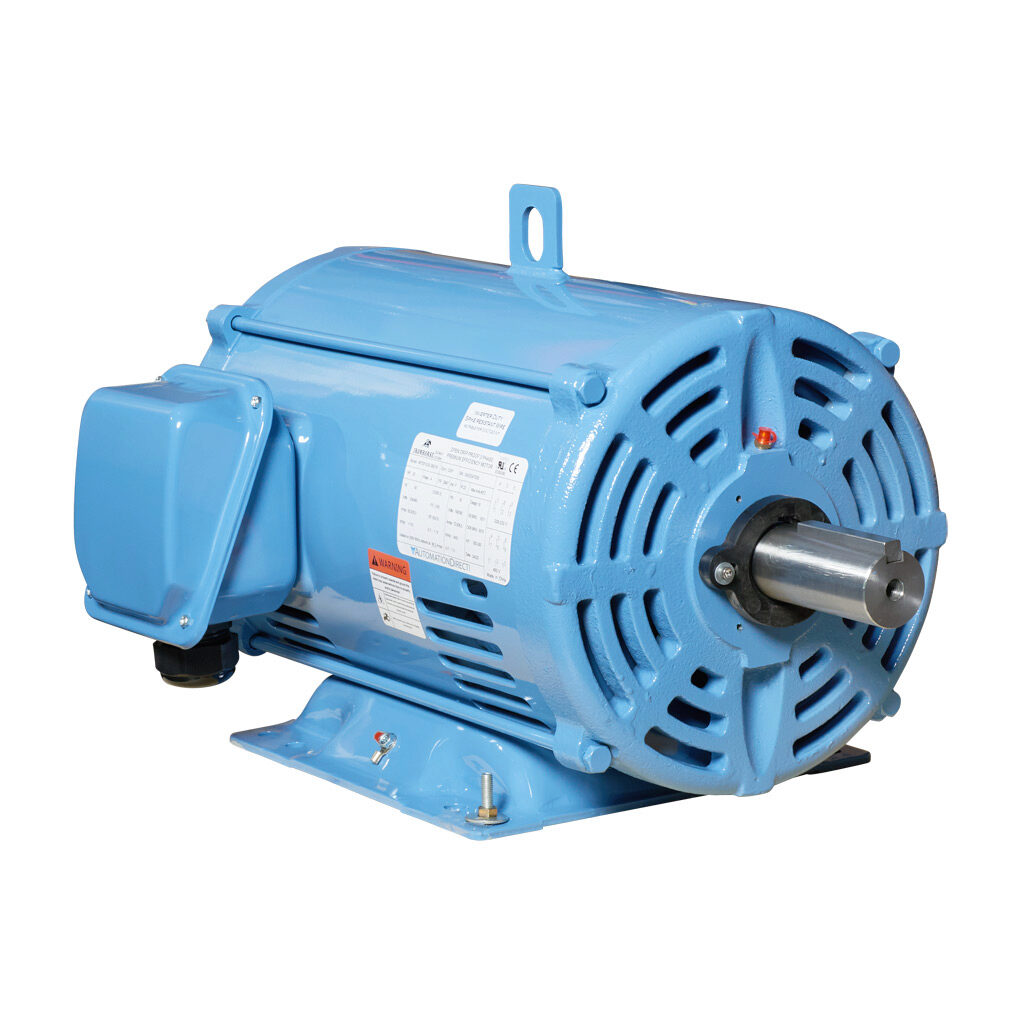 MTDP-025-3BD18 - IronHorse MTDP premium efficiency AC induction motor, general purpose and inverter rated, 25hp, 3-phase, 208-230/460 VAC, 1800rpm, ODP, NEMA 284T frame, rolled steel, rigid base mount.