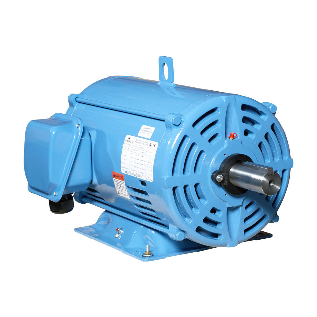 MTDP-030-3BD18 - IronHorse MTDP premium efficiency AC induction motor, general purpose and inverter rated, 30hp, 3-phase, 208-230/460 VAC, 1800rpm, ODP, NEMA 286T frame, rolled steel, rigid base mount.