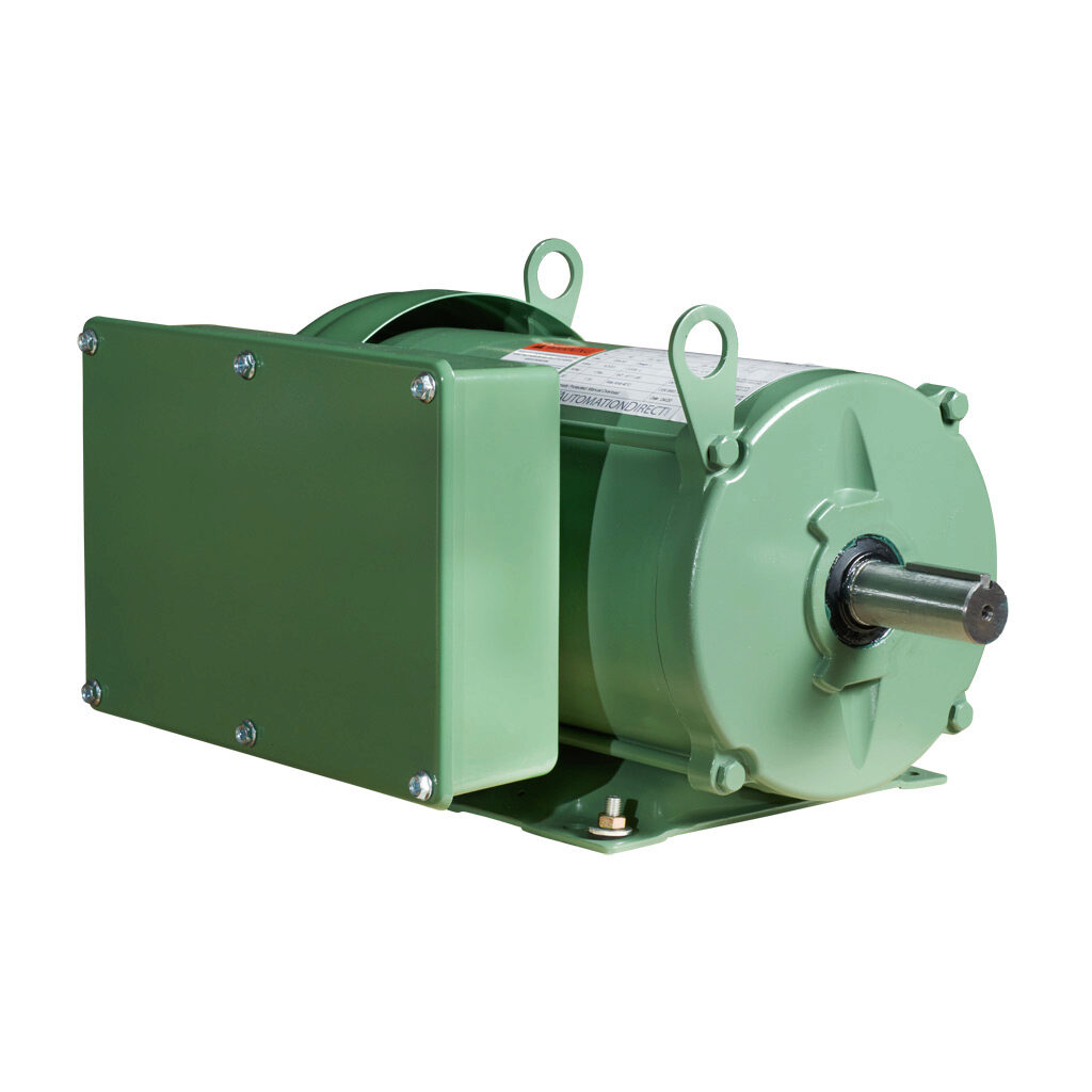 MTF2-002-1B18-182 - IronHorse MTF2 standard efficiency AC induction motor, general purpose and farm duty, 2hp, 1-phase, 208-230 VAC, 1800rpm, TEFC, NEMA 182T frame, rolled steel, rigid base mount.