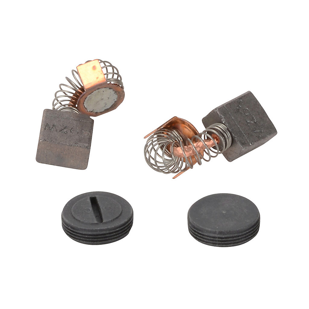 MTPM-BRUSH-4 - IronHorse DC motor brushes, replacement. Package of 2. For use with IronHorse 1/4hp and 1/5hp 12 VDC or 24 VDC MTPM, MTGR, MTGP and VP1 series permanent magnet DC motors and gearmotors. (2) brush caps included.