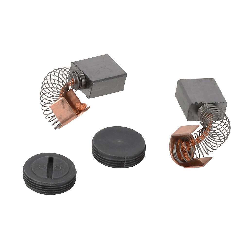 MTPM-BRUSH-6 - IronHorse DC motor brushes, replacement. Package of 2. For use with IronHorse 1/7hp and 1/8hp 90 VDC or 180 VDC MTPM, MTGR, MTGP and VP1 series permanent magnet DC motors and gearmotors. (2) brush caps included.