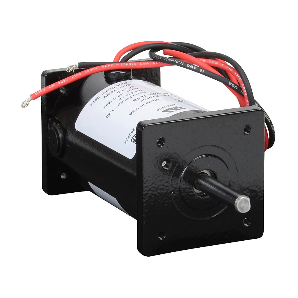 MTPM-P03-1L18 - IronHorse MTPM DC permanent magnet motor, SCR-PWM rated, 1/31hp, 90 VDC, 1797rpm, TENV, small frame, rolled steel, flange mount.