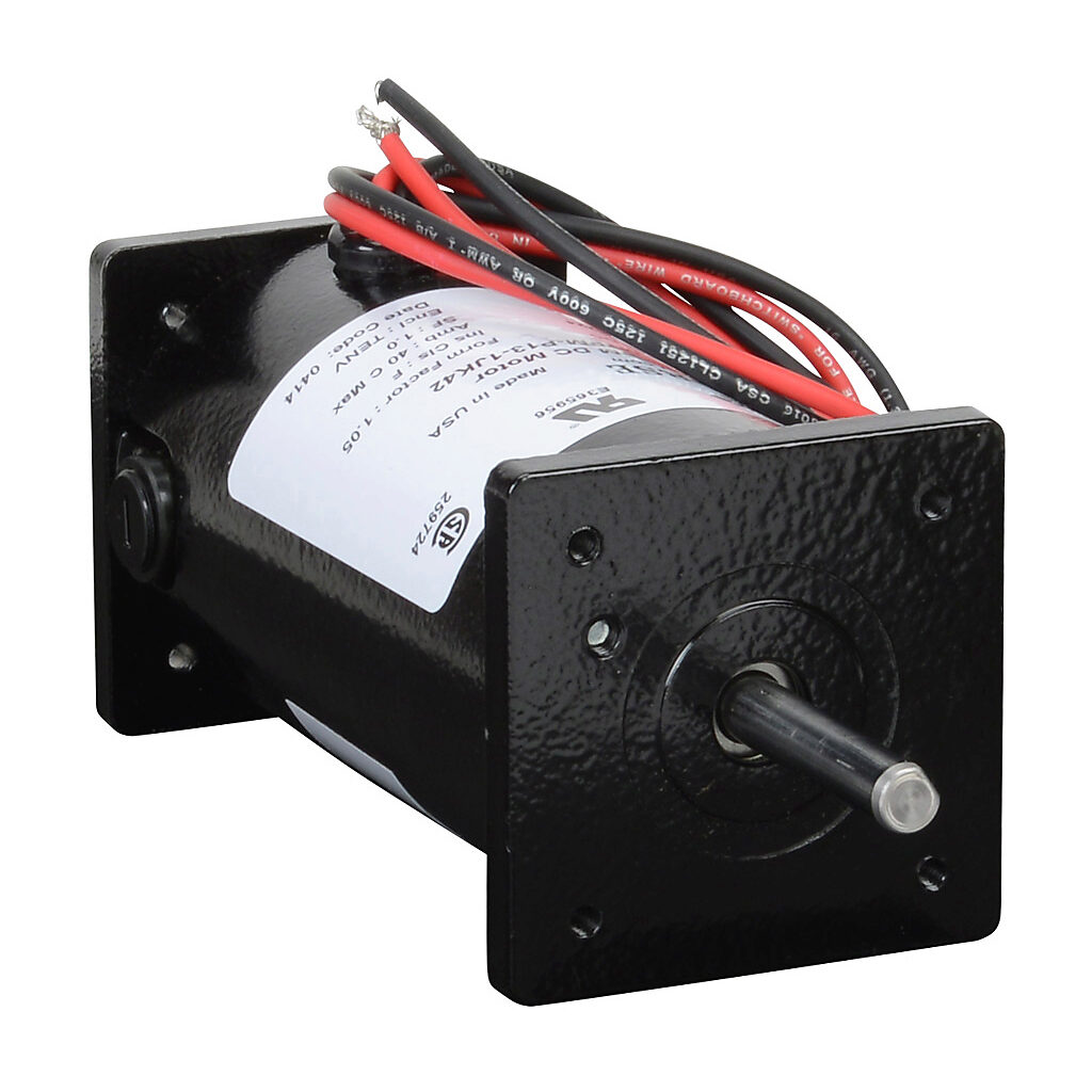 MTPM-P13-1JK42 - IronHorse MTPM DC permanent magnet motor, SCR-PWM rated, 1/8hp, 12/24 VDC, 1825/4224rpm, TENV, small frame, rolled steel, flange mount.