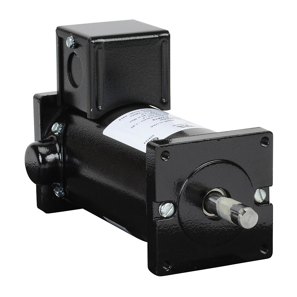 MTPM-P13-1M19 - IronHorse MTPM DC permanent magnet motor, SCR-PWM rated, 1/8hp, 180 VDC, 1865rpm, TENV, small frame, rolled steel, flange mount.