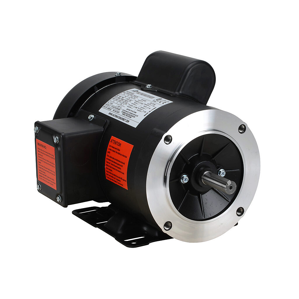 MTR2-001-1AB36 - IronHorse MTR standard efficiency AC induction motor, general purpose, 1hp, 1-phase, 115/230 VAC, 3600rpm, TEFC, NEMA 56C frame, rolled steel, C-face/removable rigid base mount.