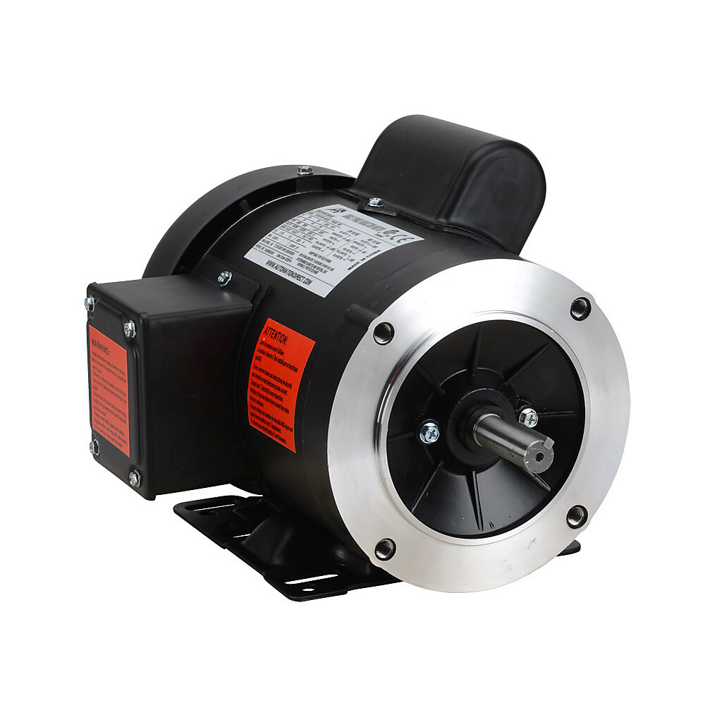 MTR2-P33-1AB36 - IronHorse MTR standard efficiency AC induction motor, general purpose, 1/3hp, 1-phase, 115/230 VAC, 3600rpm, TEFC, NEMA 56C frame, rolled steel, C-face/removable rigid base mount.
