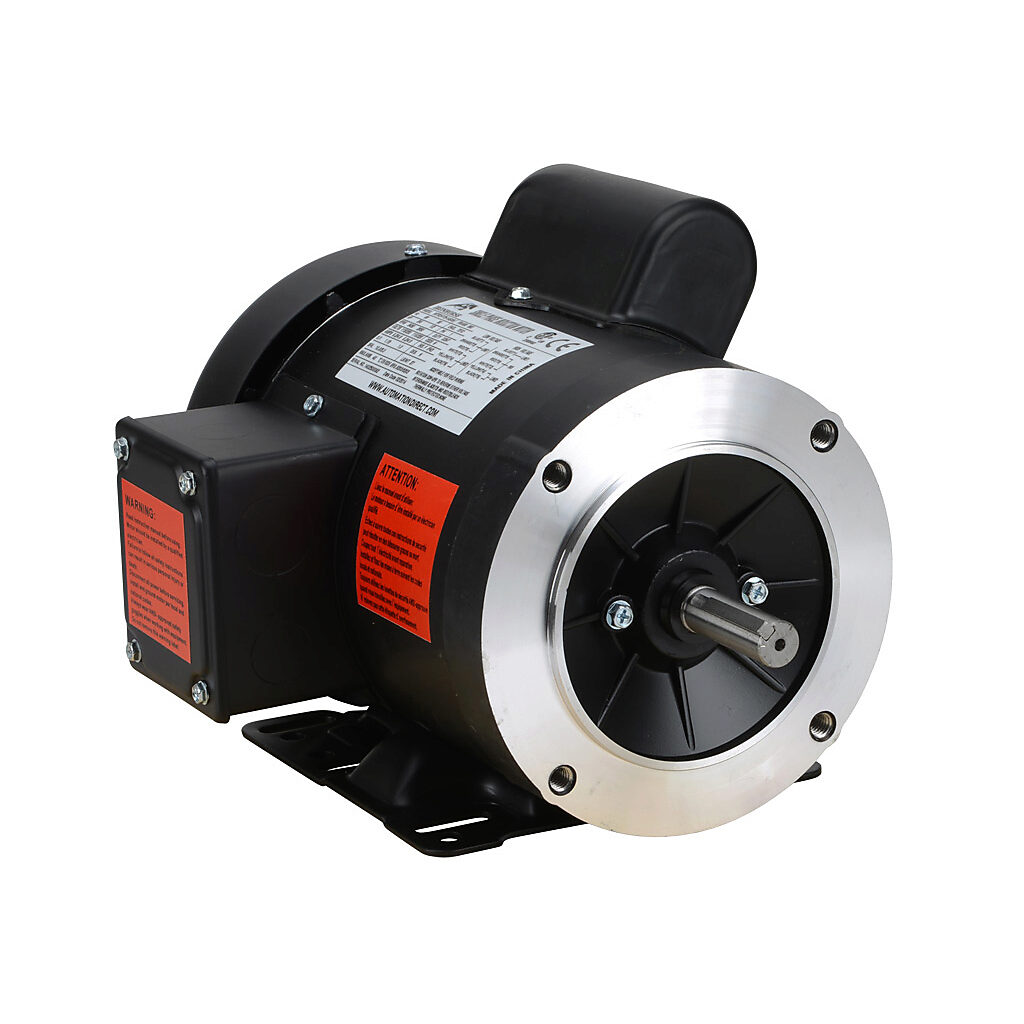 MTR2-P75-1AB36 - IronHorse MTR standard efficiency AC induction motor, general purpose, 3/4hp, 1-phase, 115/230 VAC, 3600rpm, TEFC, NEMA 56C frame, rolled steel, C-face/removable rigid base mount.
