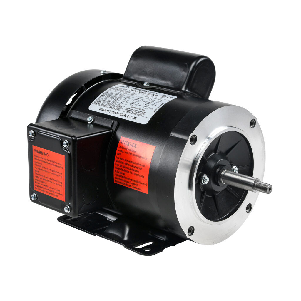 MTRJ-001-1AB36J - IronHorse MTR standard efficiency AC induction motor, centrifugal jet pump, 1hp, 1-phase, 115/230 VAC, 3600rpm, TEFC, NEMA 56J frame, rolled steel, C-face/removable rigid base mount.