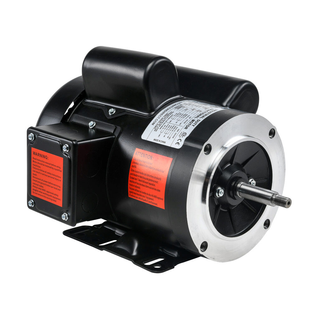 MTRJ-1P5-1AB36J - IronHorse MTR standard efficiency AC induction motor, centrifugal jet pump, 1-1/2hp, 1-phase, 115/230 VAC, 3600rpm, TEFC, NEMA 56J frame, rolled steel, C-face/removable rigid base mount.