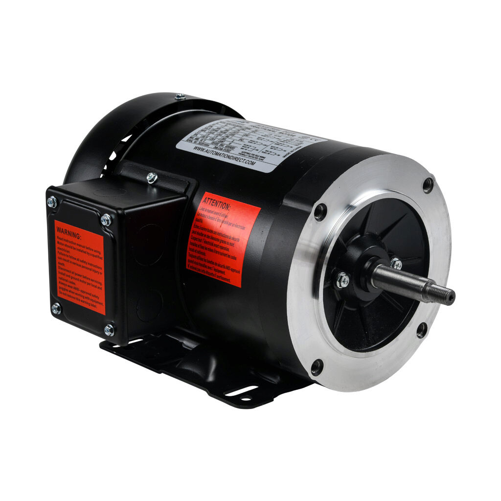 MTRJ-P33-3BD36J - IronHorse MTR standard efficiency AC induction motor, centrifugal jet pump, 1/3hp, 3-phase, 230/460 VAC, 3600rpm, TEFC, NEMA 56J frame, rolled steel, C-face/removable rigid base mount.