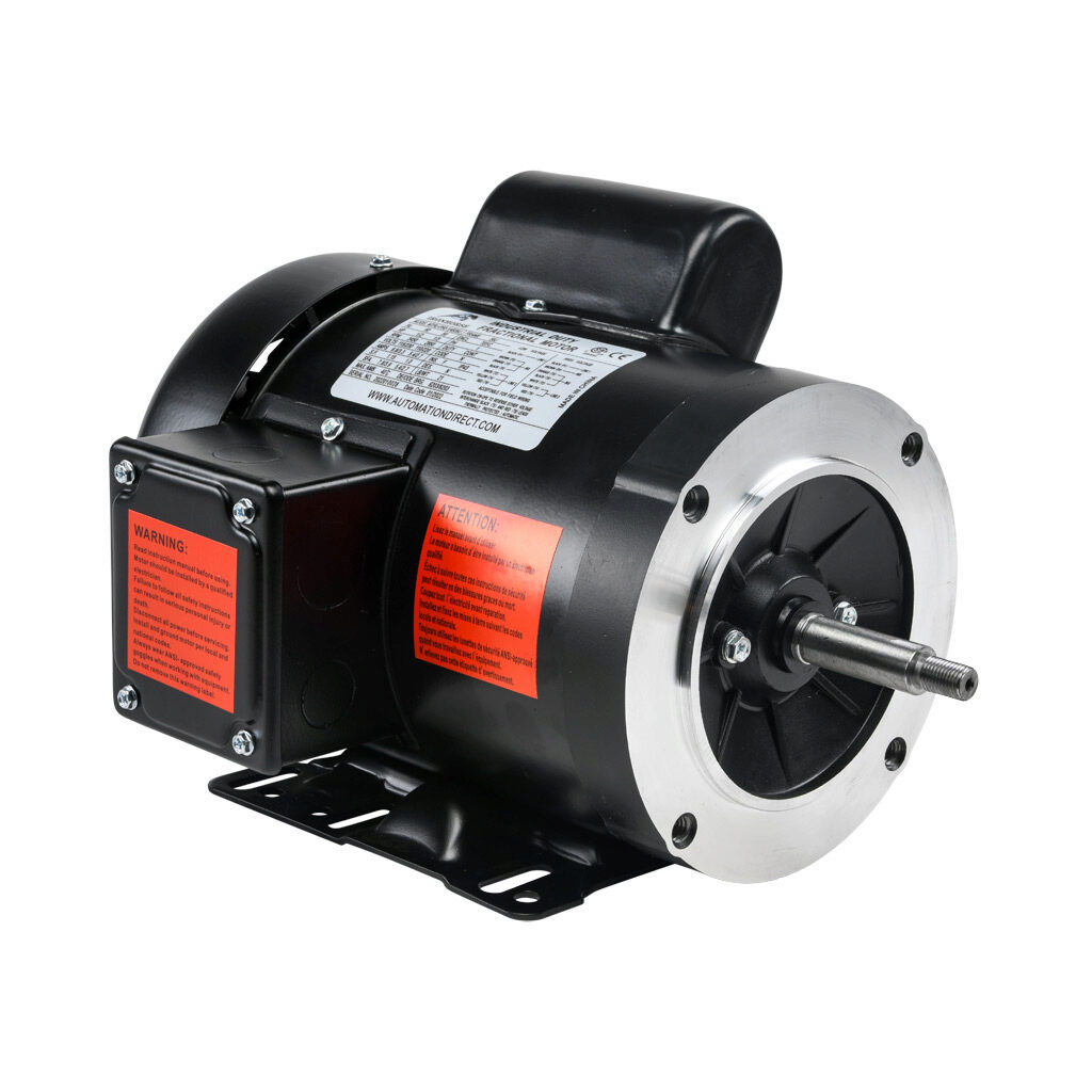 MTRJ-P50-1AB36J - IronHorse MTR standard efficiency AC induction motor, centrifugal jet pump, 1/2hp, 1-phase, 115/230 VAC, 3600rpm, TEFC, NEMA 56J frame, rolled steel, C-face/removable rigid base mount.