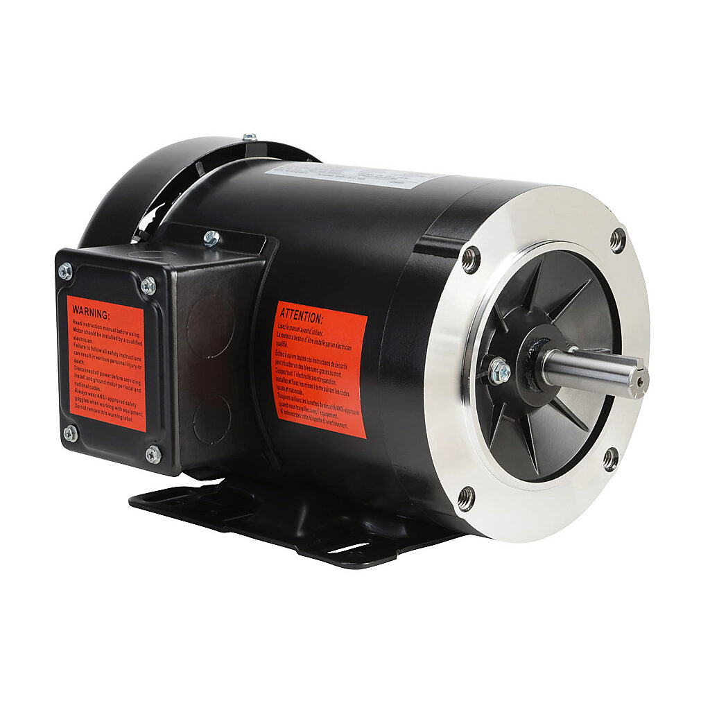 MTRP-002-3BD36 - IronHorse MTR premium efficiency AC induction motor, general purpose and inverter rated, 2hp, 3-phase, 208-230/460 VAC, 3600rpm, TEFC, NEMA 56C/HC frame, rolled steel, C-face/removable rigid base mount.