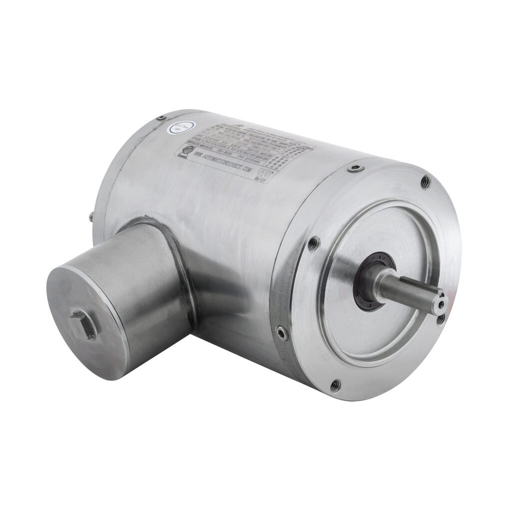 MTSN-001-3BD18R - IronHorse MTS premium efficiency AC induction motor, washdown and inverter rated, 1hp, 3-phase, 208-230/460 VAC, 1800rpm, TENV, NEMA 56C frame, 304 stainless steel, C-face mount.