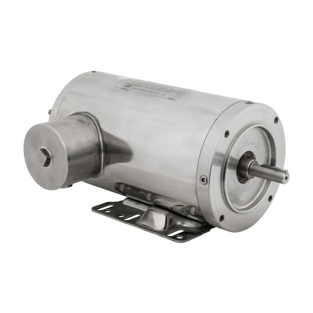 MTSN-002-3BD18 - IronHorse MTS premium efficiency AC induction motor, washdown and inverter rated, 2hp, 3-phase, 208-230/460 VAC, 1800rpm, TENV, NEMA 56C frame, 304 stainless steel, C-face/rigid base mount.